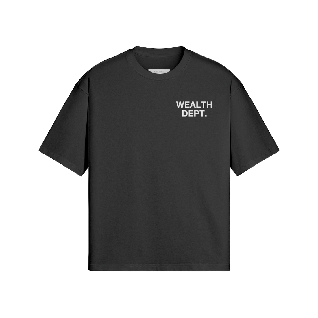 Wealth Dept. Oversized Tee — wealth mindset apparel from BMORE Wealthy, Baltimore investing streetwear