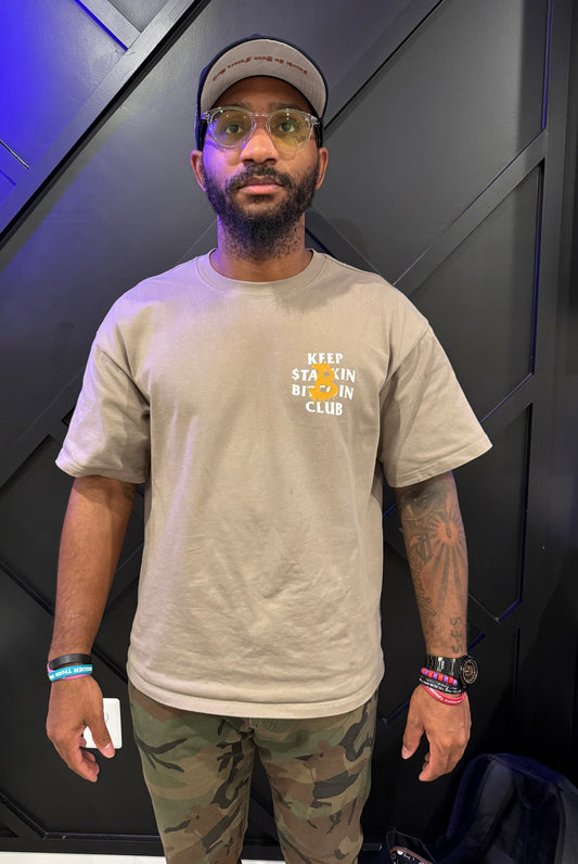 K$₿C Oversized Tee (White Text)